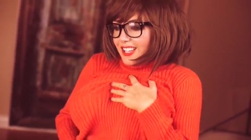 Cкриншот Sexy Cosplay Velma - Велма Скуби Ду порно косплей +18 erotic, porn, tits, boobs, ass, geek, geeks, sweet girls, эротика, nude